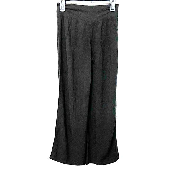 STYLE & CO. PETITE PANTS, WOMENS, PP-XXSP, BLACK, WIDE LEG, MID-RISE, DRESS PANT - Picture 1 of 8